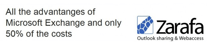 zarafa: cost-effective email solution with microsoft exchange features at half the price.