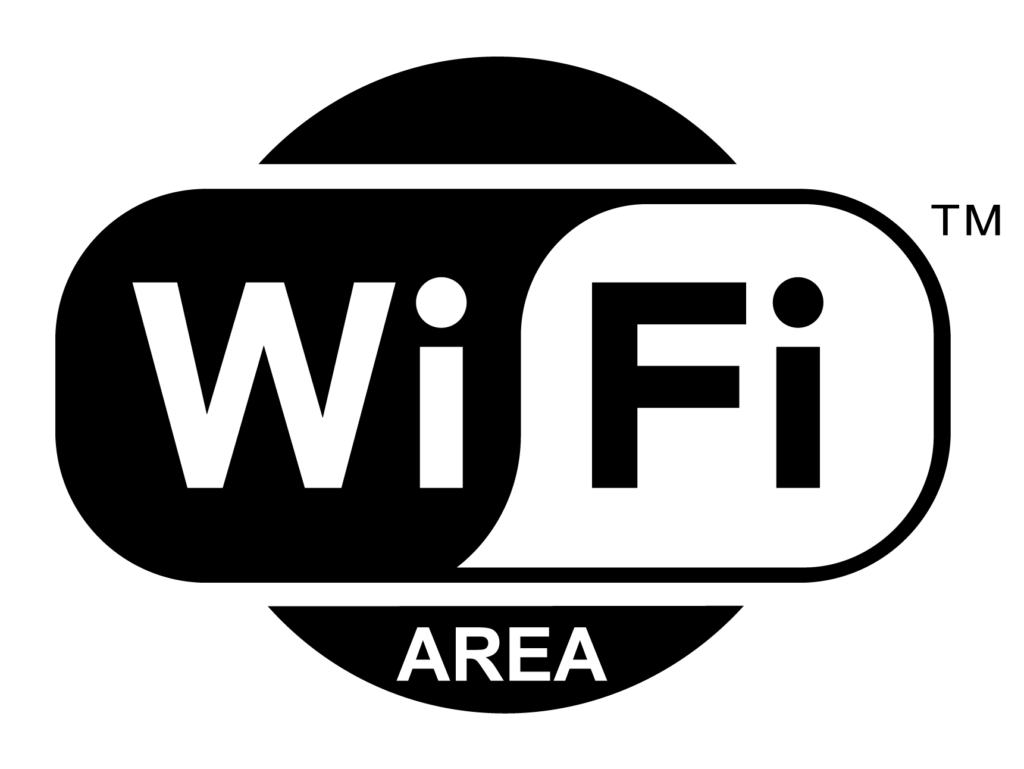 Free Wi-Fi sign indicating available connectivity spots across Long Island.