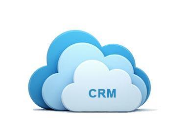 Cloud-themed design highlighting the benefits of custom CRM solutions for enhanced customer relationships.