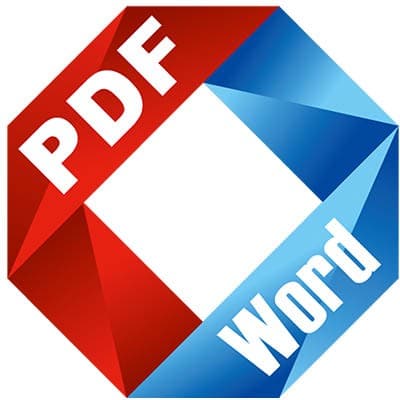 logo for pdf to word conversion tool showcasing ease of document editing and management.